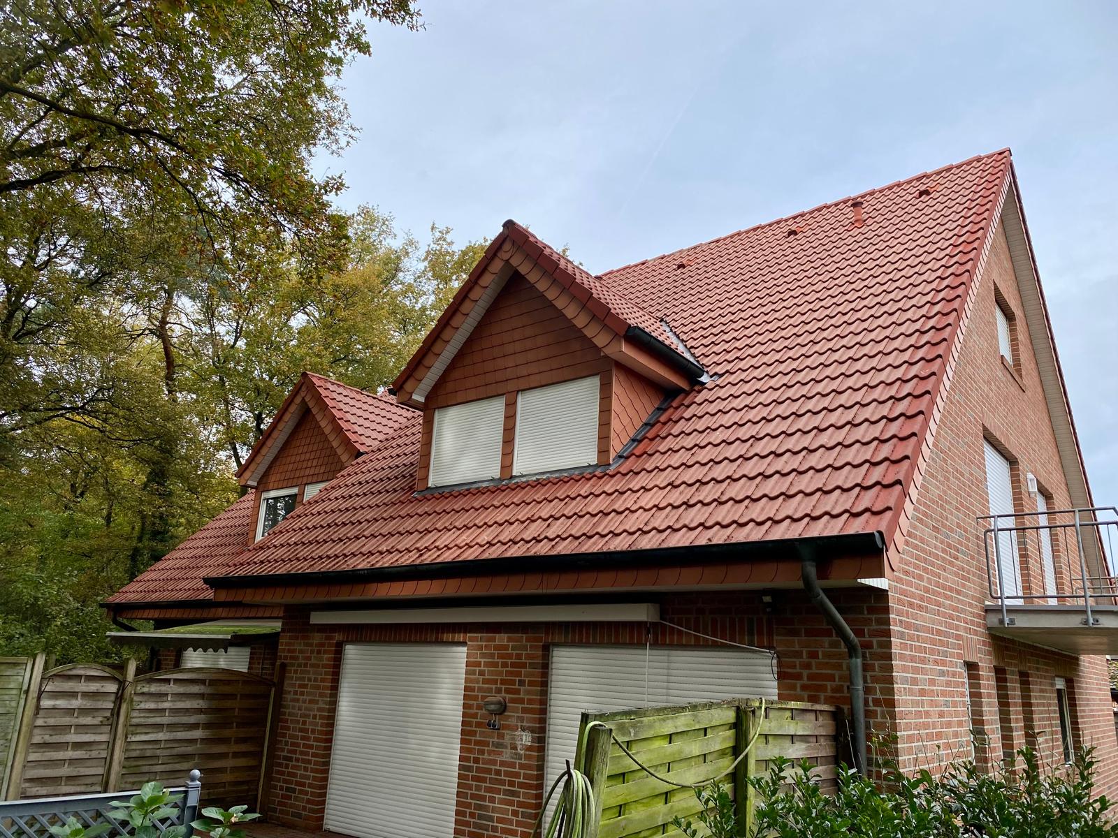 Gereinigtes Dach in Georgsdorf